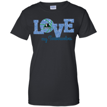 Load image into Gallery viewer, Glitter Love For Minnesota Timberwolves Fans T-Shirt For Women