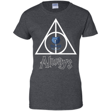 Load image into Gallery viewer, Deathly Hallows For Memphis Grizzlies And Harry Potter Fans T-Shirt For Women