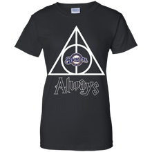 Load image into Gallery viewer, Deathly Hallows For Milwaukee Brewers And Harry Potter Fans T-Shirt For Women