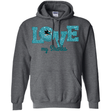 Load image into Gallery viewer, Glitter Love For San Jose Sharks Fans Hoodie Shirt