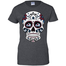 Load image into Gallery viewer, Colorado Avalanche Sugar Skull T-Shirt For Women