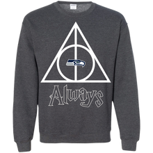Load image into Gallery viewer, Deathly Hallows For Seattle Seahawks And Harry Potter Fans Sweatshirt