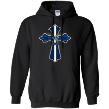 Load image into Gallery viewer, Cross Shirt For Jesus And Los Angeles Rams Fans Hoodie Shirt