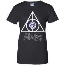 Load image into Gallery viewer, Deathly Hallows For Toronto Blue Jays And Harry Potter Fans T-Shirt For Women