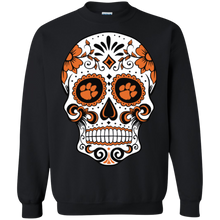 Load image into Gallery viewer, Clemson Tiger_paw Sugar Skull Sweatshirt
