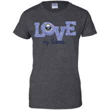 Load image into Gallery viewer, Glitter Love For Buffalo Sabres Fans T-Shirt For Women