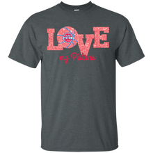 Load image into Gallery viewer, Glitter Love For Detroit Pistons Fans T - Shirt For Men