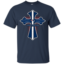 Load image into Gallery viewer, Cross Shirt For Jesus And New England Patriots Fans T - Shirt For Men