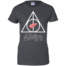 Load image into Gallery viewer, Deathly Hallows For Detroit Red Wings And Harry Potter Fans T-Shirt For Women