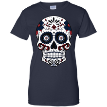 Load image into Gallery viewer, Winnipeg Jets Sugar Skull T-Shirt For Women