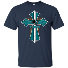 Load image into Gallery viewer, Cross Shirt For Jesus And San Jose Sharks Fans T - Shirt For Men