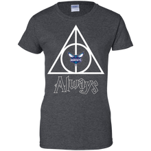 Load image into Gallery viewer, Deathly Hallows For Charlotte Hornets And Harry Potter T-Shirt For Women