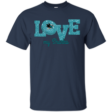 Load image into Gallery viewer, Glitter Love For San Jose Sharks Fans T - Shirt For Men