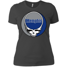 Load image into Gallery viewer, Memphis Tigers Footballl Grateful Dead Steal Your Face T-Shirt For Women