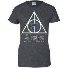 Load image into Gallery viewer, Deathly Hallows For St. Louis Blues And Harry Potter Fans T-Shirt For Women