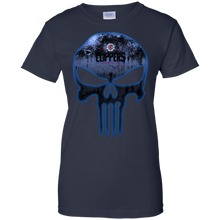 Load image into Gallery viewer, LA Clippers Basketball The Punisher Skull T-Shirt For Women