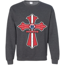 Load image into Gallery viewer, Cross Shirt For Jesus And Washington Wizards Fans Sweatshirt