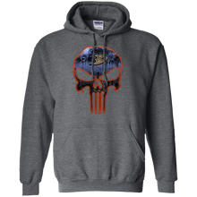 Load image into Gallery viewer, Anaheim Ducks Hockey The Punisher Skull Hoodie Shirt