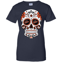 Load image into Gallery viewer, Baltimore Orioles Sugar Skull T-Shirt For Women