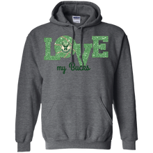 Load image into Gallery viewer, Glitter Love For Milwaukee Bucks Fans Hoodie Shirt