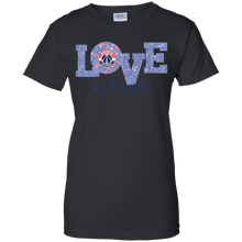 Load image into Gallery viewer, Glitter Love For Washington Wizards Fans T-Shirt For Women
