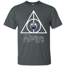 Load image into Gallery viewer, Deathly Hallows For Edmonton Oilers And Harry Potter Fans T - Shirt For Men
