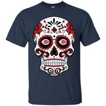 Load image into Gallery viewer, Cincinnati Reds Sugar Skull T - Shirt For Men