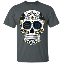 Load image into Gallery viewer, Notre Dame Fighting Irish Sugar Skull T - Shirt For Men