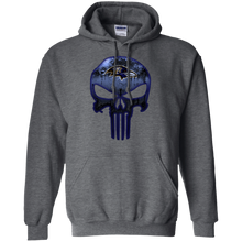 Load image into Gallery viewer, Baltimore Ravens Football The Punisher Skull Hoodie Shirt