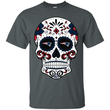 Load image into Gallery viewer, New England Patriots Sugar Skull T - Shirt For Men