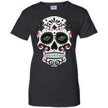 Load image into Gallery viewer, Minnesota Wild Sugar Skull T-Shirt For Women