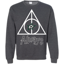 Load image into Gallery viewer, Deathly Hallows For Dallas Stars And Harry Potter Fans Sweatshirt