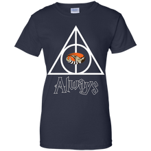 Load image into Gallery viewer, Deathly Hallows For Cleveland Browns And Harry Potter Fans T-Shirt For Women