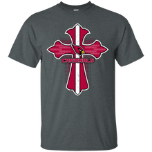 Load image into Gallery viewer, Cross Shirt For Jesus And Arizona Cardinals Fans T - Shirt For Men