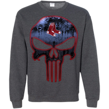 Load image into Gallery viewer, Boston Red Sox Baseball The Punisher Skull Sweatshirt