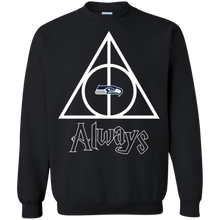 Load image into Gallery viewer, Deathly Hallows For Seattle Seahawks And Harry Potter Fans Sweatshirt