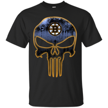 Load image into Gallery viewer, Boston Bruins Hockey The Punisher Skull T - Shirt For Men