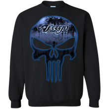 Load image into Gallery viewer, Toronto Blue Jays Baseball The Punisher Skull Sweatshirt