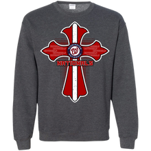 Load image into Gallery viewer, Cross Shirt For Jesus And Washington Nationals Fans Sweatshirt