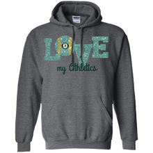 Load image into Gallery viewer, Glitter Love For Oakland Athletics Fans Hoodie Shirt