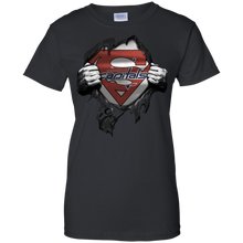 Load image into Gallery viewer, Shirt For Washington Capitals And Superman Fans T-Shirt For Women