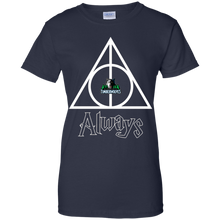 Load image into Gallery viewer, Deathly Hallows For Minnesota Timberwolves And Harry Potter Fans T-Shirt For Women
