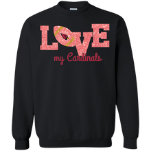 Load image into Gallery viewer, Glitter Love For Arizona Cardinals Fans Sweatshirt