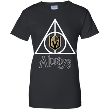 Load image into Gallery viewer, Deathly Hallows For Vegas Golden Knights And Harry Potter Fans T-Shirt For Women