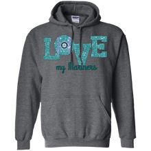 Load image into Gallery viewer, Glitter Love For Seattle Mariners Fans Hoodie Shirt