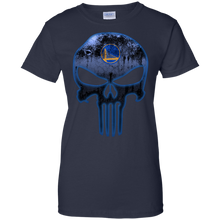 Load image into Gallery viewer, Golden State Warriors Basketball The Punisher Skull T-Shirt For Women