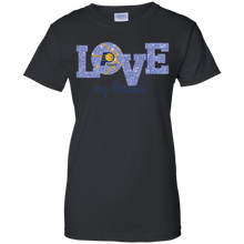 Load image into Gallery viewer, Glitter Love For Indiana Pacers Fans T-Shirt For Women