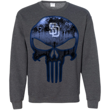 Load image into Gallery viewer, San Diego Padres Baseball The Punisher Skull Sweatshirt