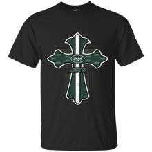 Load image into Gallery viewer, Cross Shirt For Jesus And New York Jets Fans T - Shirt For Men
