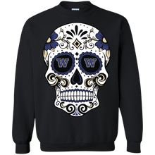 Load image into Gallery viewer, Washington Huskies Sugar Skull Sweatshirt